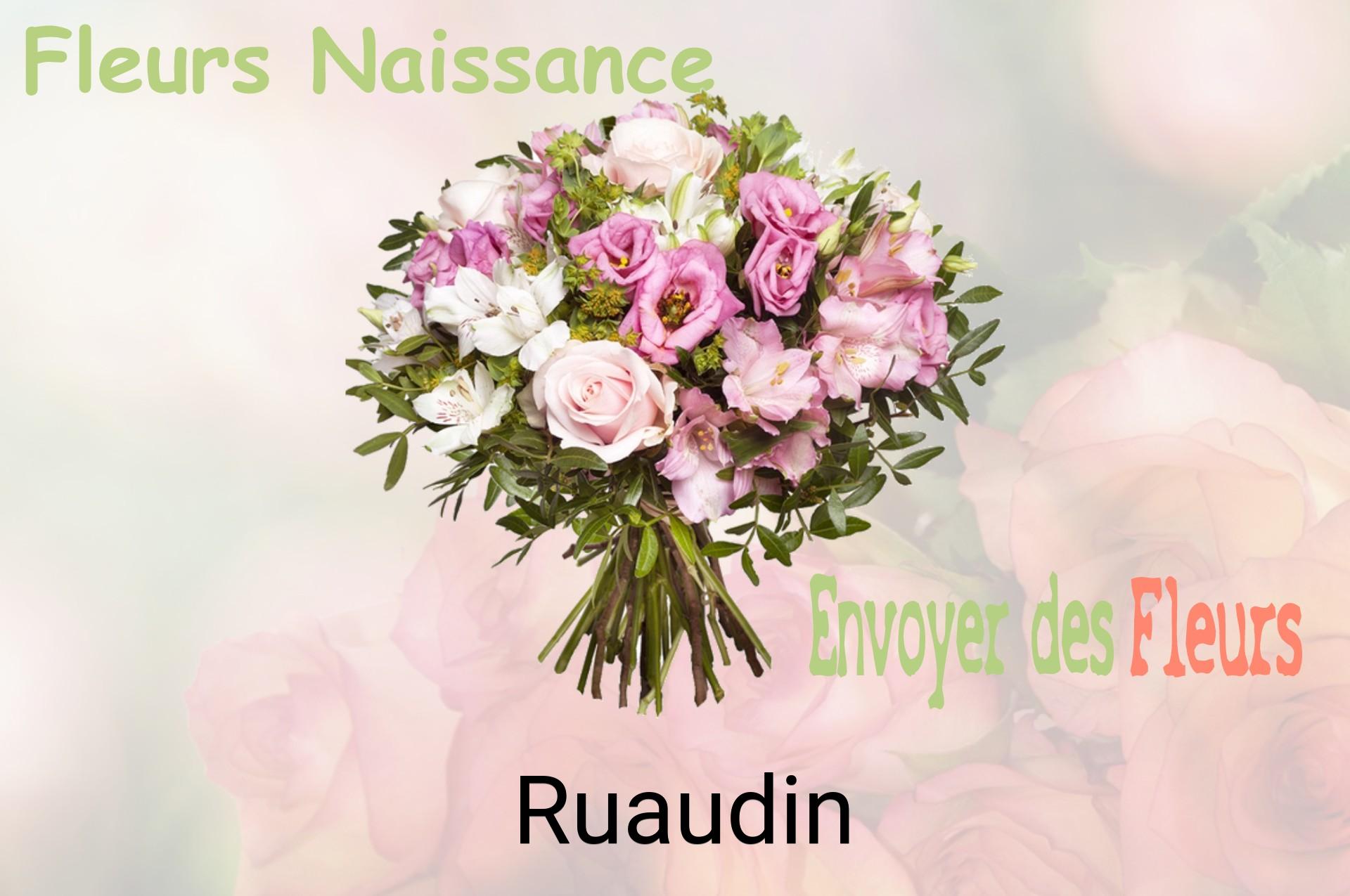 Bouquet de fleurs de naissance livré à Ruaudin
